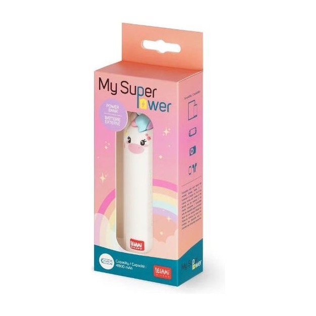 Legami Milano My Super Power 4800mAh με Θύρα USB-A και Θύρα USB-C Unicorn