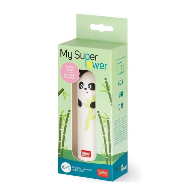 Legami Milano POW0028 Power Bank 4800mAh Panda Leg