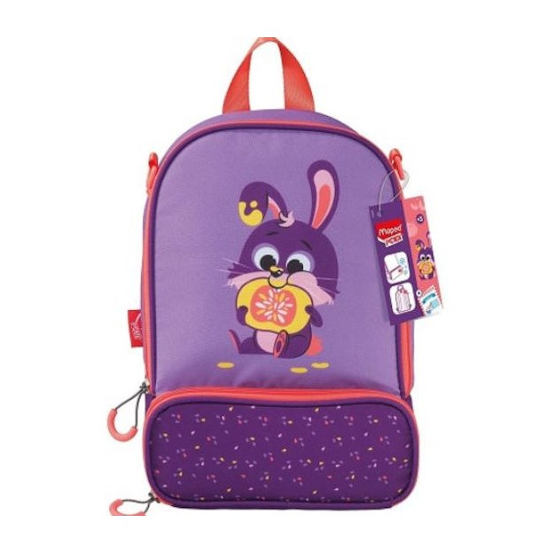 Σχολικό Ισοθερμικό Τσαντάκι Φαγητού Χειρός 7.1lt Μωβ 20x13x30εκ.