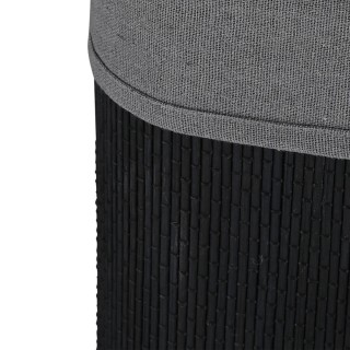 ESTIA ΚΑΛΑΘΙ ΑΠΛΥΤΩΝ BAMBOO ESSENTIALS 60LT ΠΤΥΣΣΟΜΕΝΟ ΟΡΘΟΓΩΝΙΟ ΜΑΥΡΟ ΝΕΑ ΠΛΕΞΗ