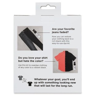 Rit Get Black Back Dye Kit