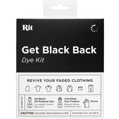 Rit Get Black Back Dye Kit