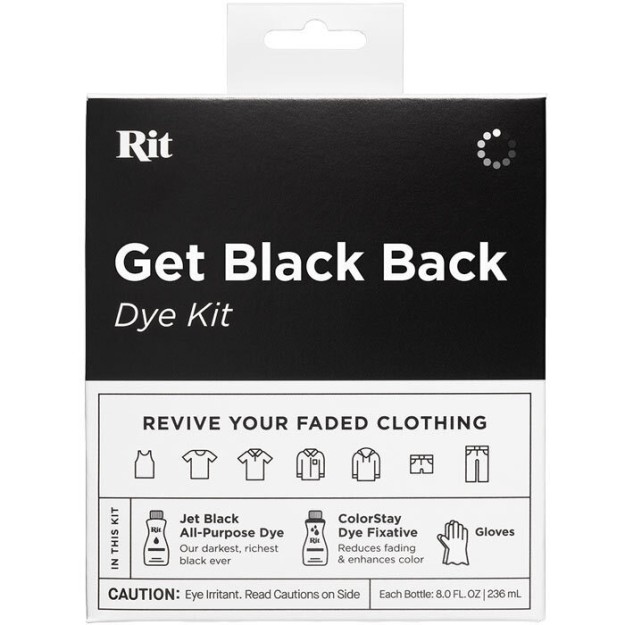 Rit Get Black Back Dye Kit