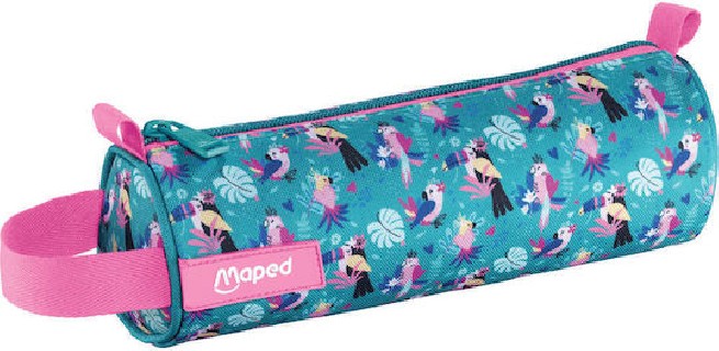 Maped Κασετίνα Βαρελάκι με 1 Θήκη Jungle/Tropical 932904