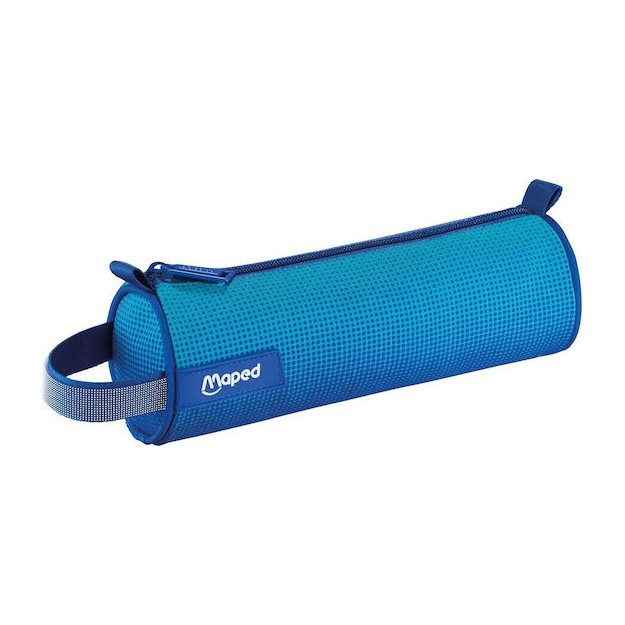 Maped Κασετίνα Βαρελάκι με 1 Θήκη Μπλε 932900