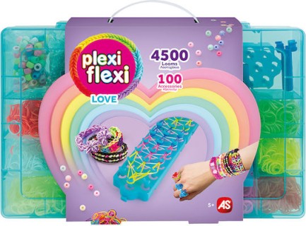 AS Λαστιχάκια Plexi Flexi για Παιδιά 5+ Ετών σε Πλαστική Θήκη