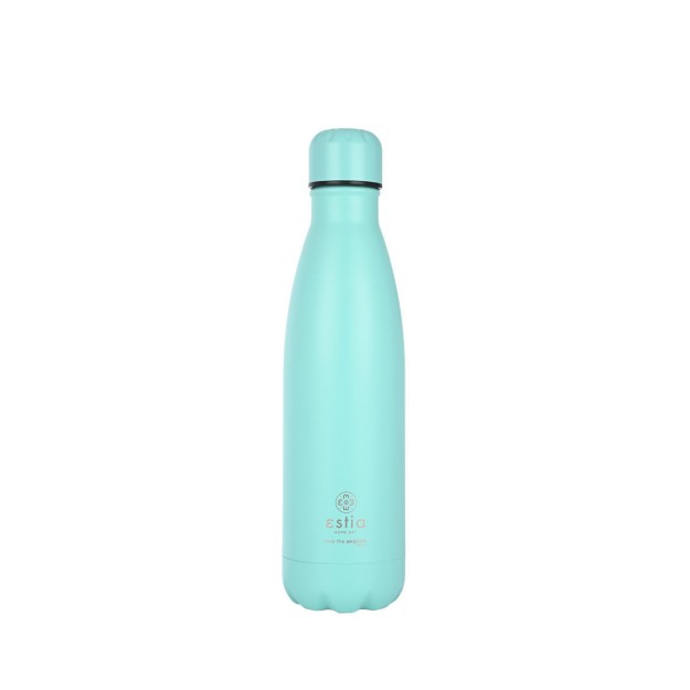 ESTIA ΘΕΡΜΟΣ FLASK LITE SAVE THE AEGEAN 500ml BERMUDA GREEN