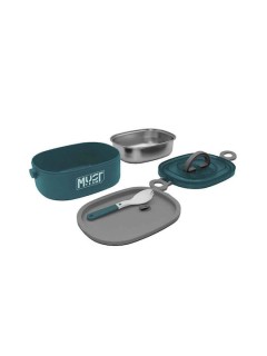 Must Team Δοχείο Φαγητού Πλαστικό Πετρόλ 750ml