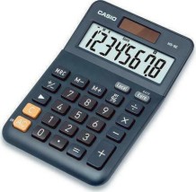Casio Αριθμομηχανή 8 Ψηφίων σε Μαύρο Χρώμα
