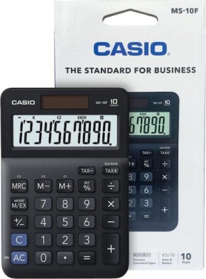 Casio Αριθμομηχανή σε Μαύρο Χρώμα