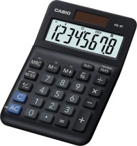 Casio Αριθμομηχανή Λογιστική 8 Ψηφίων σε Μαύρο Χρώμα