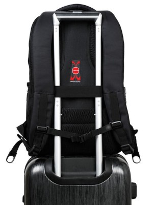 Tigernu Αδιάβροχη Τσάντα Πλάτης για Laptop 17" σε Μαύρο χρώμα T-B3189