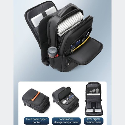 Tigernu Αδιάβροχη Τσάντα Πλάτης για Laptop 17" σε Μαύρο χρώμα T-B3189