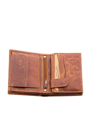 Lavor 1-3309 Δερμάτινο Ανδρικό Πορτοφόλι με RFID Καφέ