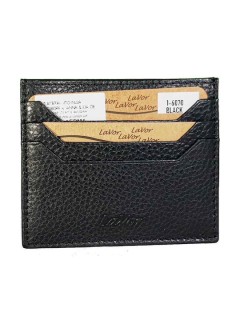 Lavor 1-6070 Δερμάτινο Γυναικείο Πορτοφόλι Καρτών με RFID Μαύρο