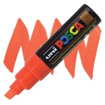 Posca Μαρκαδόρος Σχεδίου 8mm Πορτοκαλί Fluo PC-8K/F4