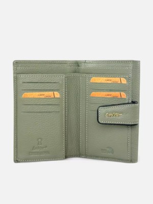 Lavor 1-6038 Μεγάλο Δερμάτινο Γυναικείο Πορτοφόλι με RFID Χακί