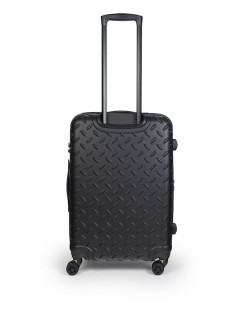 CAT Industrial Plate Βαλίτσα Ταξιδίου Καμπίνας Σκληρή Μαύρη με 4 Ρόδες Ύψους 54εκ. 83688-50 83688-01