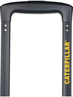 CAT Industrial Plate Βαλίτσες Ταξιδιού Σκληρές Μαύρο 60/70εκ. με 4 Ρόδες Σετ 2τμχ 83688