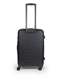 CAT Industrial Plate Βαλίτσες Ταξιδιού Σκληρές Μαύρο 60/70εκ. με 4 Ρόδες Σετ 2τμχ 83688