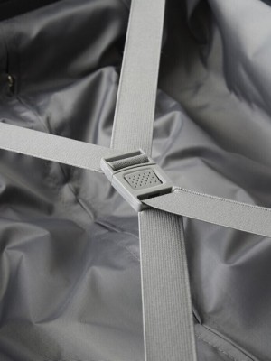 CAT Industrial Plate Μεγάλη Βαλίτσα Ταξιδίου Σκληρή Μαύρη με 4 Ρόδες Ύψους 70εκ. 83688-01