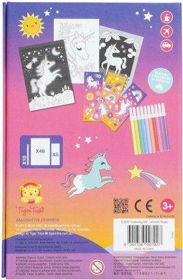 Tiger Tribe Ζωγραφική Μπλοκ Ζωγραφικής & Κολάζ "Μονόκεροι" 3760237