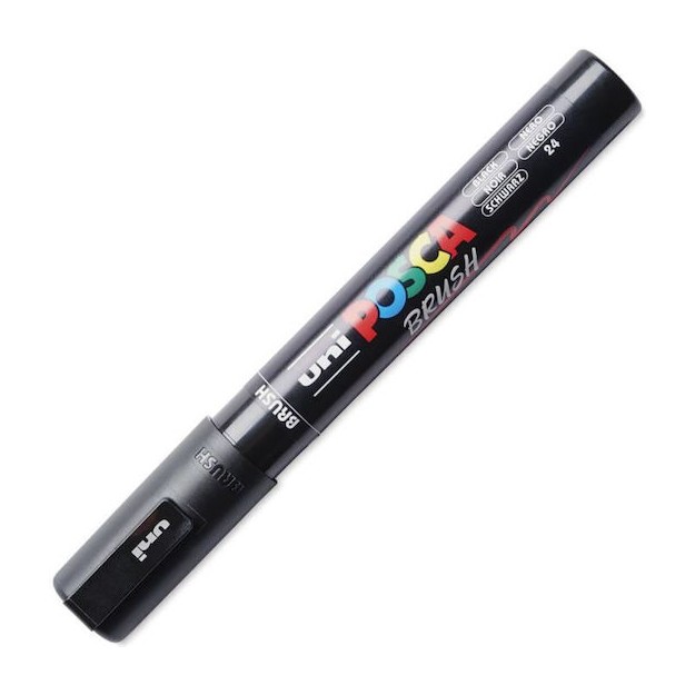 Uni-Ball Posca Ζωγραφικής Μαρκαδόρος Μαύρος PC-5BR/24