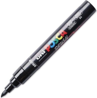 Uni-Ball Posca Ζωγραφικής Μαρκαδόρος Μαύρος PC-5BR/24