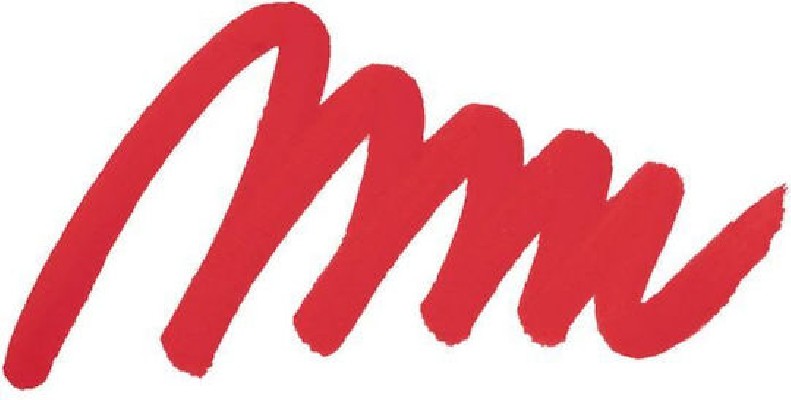 Uni-Ball Posca Brush Ζωγραφικής Μαρκαδόρος Red