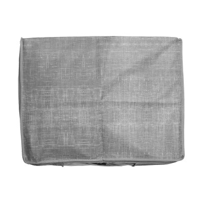 ΘΗΚΗ ΑΠΟΘΗΚΕΥΣΗΣ GREY NON WOVEN ΥΦΑΣΜΑΤΙΝΗ ΜΕ ΔΙΠΛΟ ΦΕΡΜΟΥΑΡ 60x45x30cm