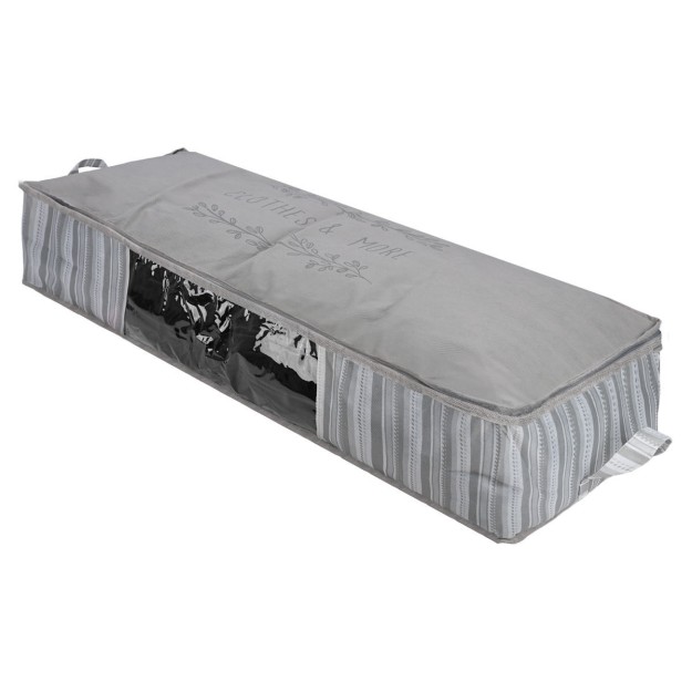 ΘΗΚΗ ΑΠΟΘΗΚΕΥΣΗΣ NON WOVEN ΥΦΑΣΜΑΤΙΝΗ 100x50x20cm ΜΕ ΠΑΡΑΘΥΡΟ IVORY