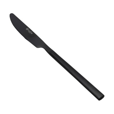 ESTIA ΜΑΧΑΙΡΙ ΦΑΓΗΤΟΥ PRESTIGE BLACK ΑΝΟΞΕΙΔΩΤΟ ΑΤΣΑΛΙ 18/0 ΜΑΥΡΟ MAT