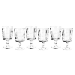 ESTIA ΠΟΤΗΡΙ ΚΡΑΣΙΟΥ CHESTER ΓΥΑΛΙΝΟ 182ml ΣΕΤ 6 ΤΕΜ