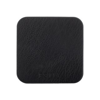 ESTIA ΣΟΥΒΕΡ ALLURE PVC 10x10cm ΜΑΥΡΟ ΣΕΤ 4 ΤΕΜ.