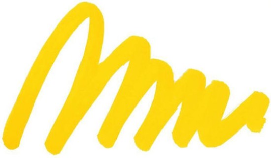 Uni-Ball Posca Brush Ζωγραφικής Μαρκαδόρος Yellow PC-5BR/2