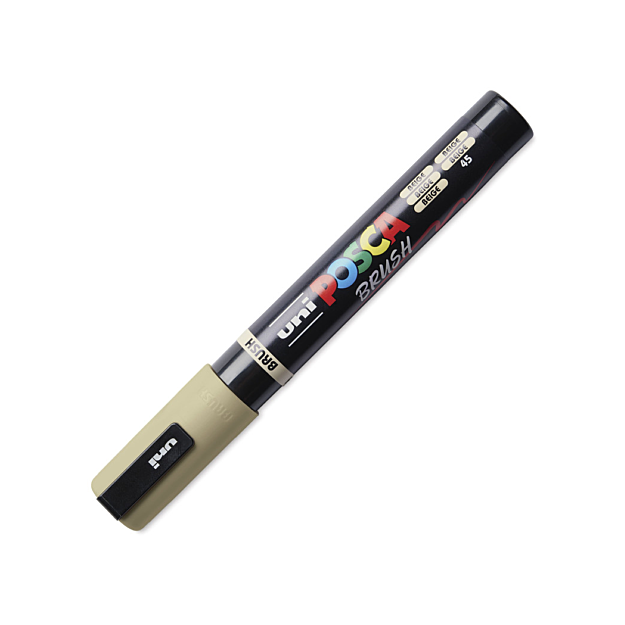 Uni-Ball Posca Brush Ζωγραφικής Μαρκαδόρος Beige PC-5BR/45