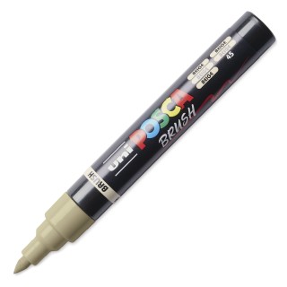 Uni-Ball Posca Brush Ζωγραφικής Μαρκαδόρος Beige PC-5BR/45