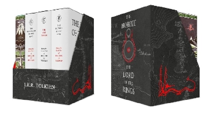 THE HOBBIT   THE LORD OF THE RINGS GIFT SET: A MIDDLE-EARTH TREASURY - BOXED SET EDITION HC BOX SET