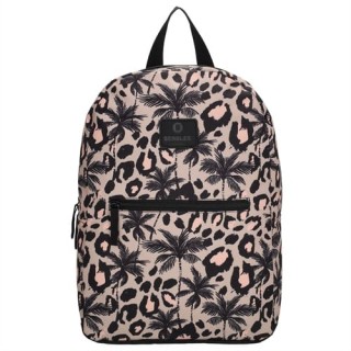 Beagles Τσάντα Πλάτης Leopard Ροζ-Μαύρο
