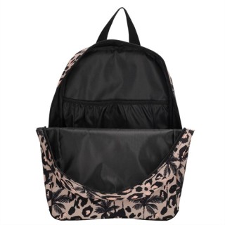 Beagles Τσάντα Πλάτης Leopard Ροζ-Μαύρο