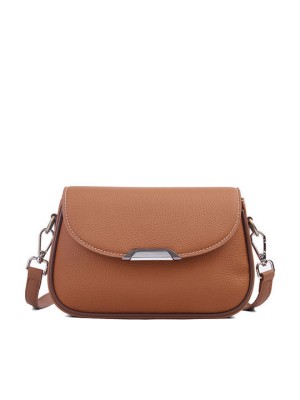 Lavor Δερμάτινη Γυναικεία Τσάντα Χιαστί Ταμπά