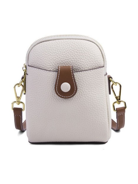 Lavor Δερμάτινη Γυναικεία Τσάντα Πλάτης Λευκή