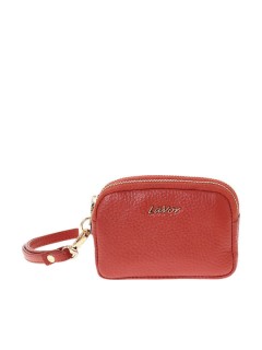 Lavor Μικρό Δερμάτινο Γυναικείο Πορτοφόλι Τερακότα