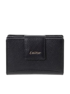 Lavor Μικρό Δερμάτινο Γυναικείο Πορτοφόλι με RFID Μαύρο