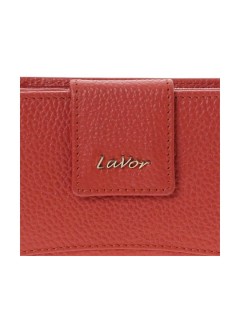 Lavor Μικρό Δερμάτινο Γυναικείο Πορτοφόλι με RFID Τερακότα