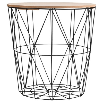 ΒΟΗΘΗΤΙΚΟ ΤΡΑΠΕΖΑΚΙ ΜΕ ΑΠΟΘΗΚΕΥΤΙΚΟ ΧΩΡΟ ΜΑΥΡΟ