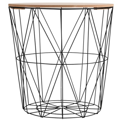 ΒΟΗΘΗΤΙΚΟ ΤΡΑΠΕΖΑΚΙ ΜΕ ΑΠΟΘΗΚΕΥΤΙΚΟ ΧΩΡΟ ΜΑΥΡΟ