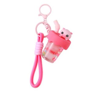 I-Total Μπρελόκ Bubble Tea Γουρουνάκι Ροζ XL3086