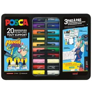 Posca Σετ 20 Μαρκαδόροι ''Manga Hero''