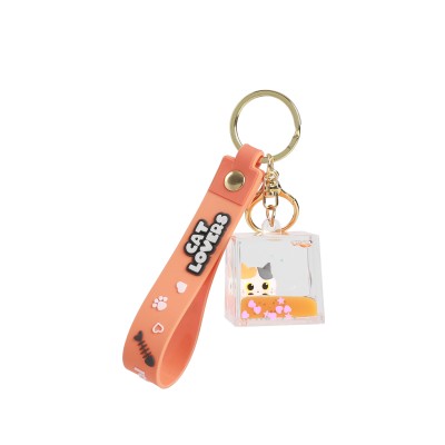 I-Total Μπρελόκ Bubble Cube Πορτοκαλί XL2794